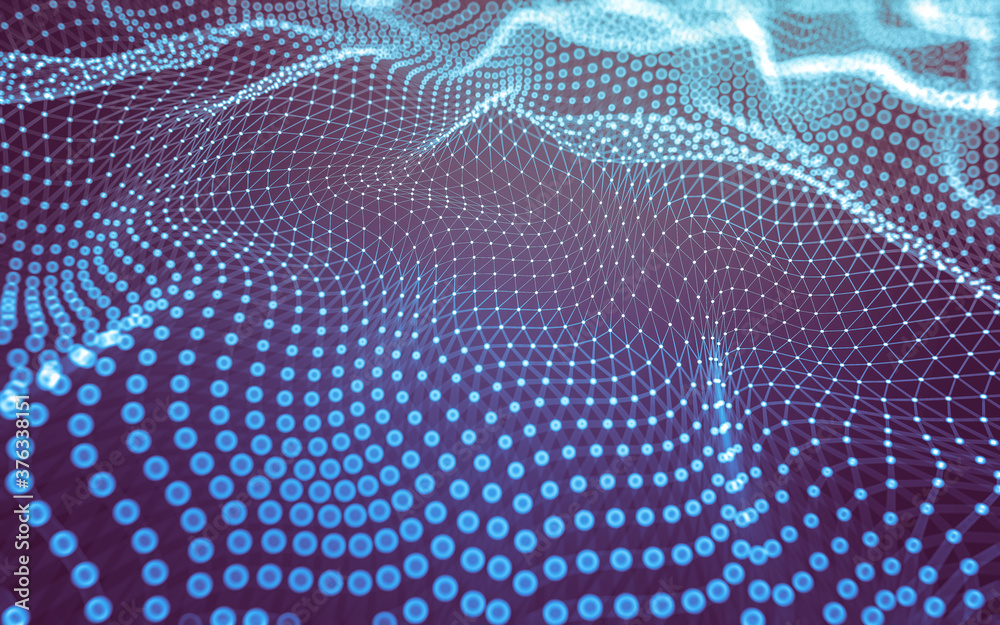 Abstract background. Molecules technology with polygonal shapes, connecting dots and lines. Connection structure. Big data visualization. Abstract background. Molecules technology with polygonal shapes, connecting dots and lines. Connection structure. Big data visualization.