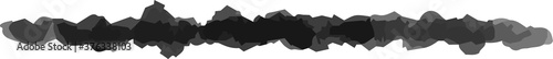 Horizontal pencil line using Monochrome watercolor texture