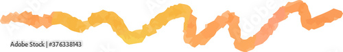 Horizontal pencil line using warm color watercolor texture