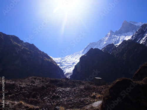 Spectacular views while trekking, ABC (Annapurna Base Camp) Trek, Annapurna, Nepal