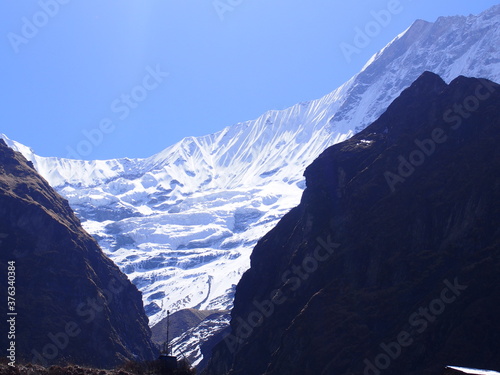 Spectacular views while trekking  ABC  Annapurna Base Camp  Trek  Annapurna  Nepal
