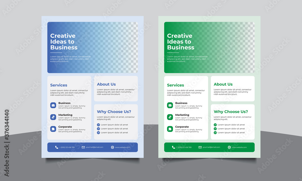 Creative corporate business flyer