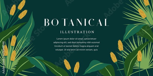 Tropical Leaves Illustration