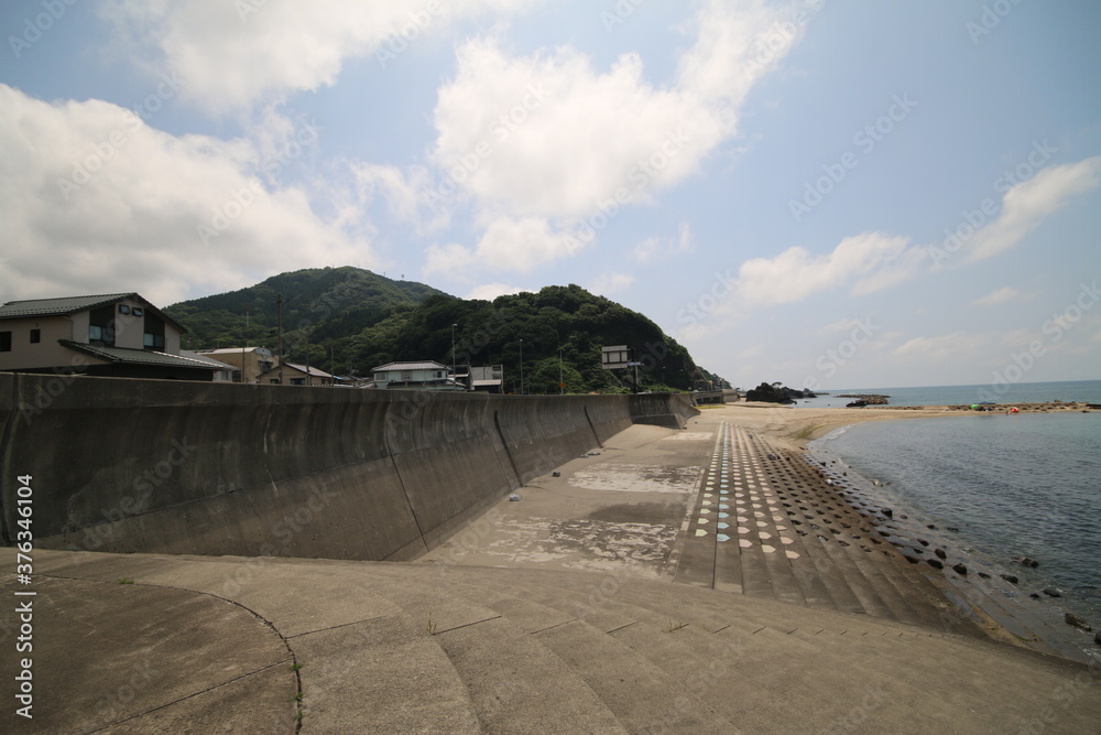 青空と日本海