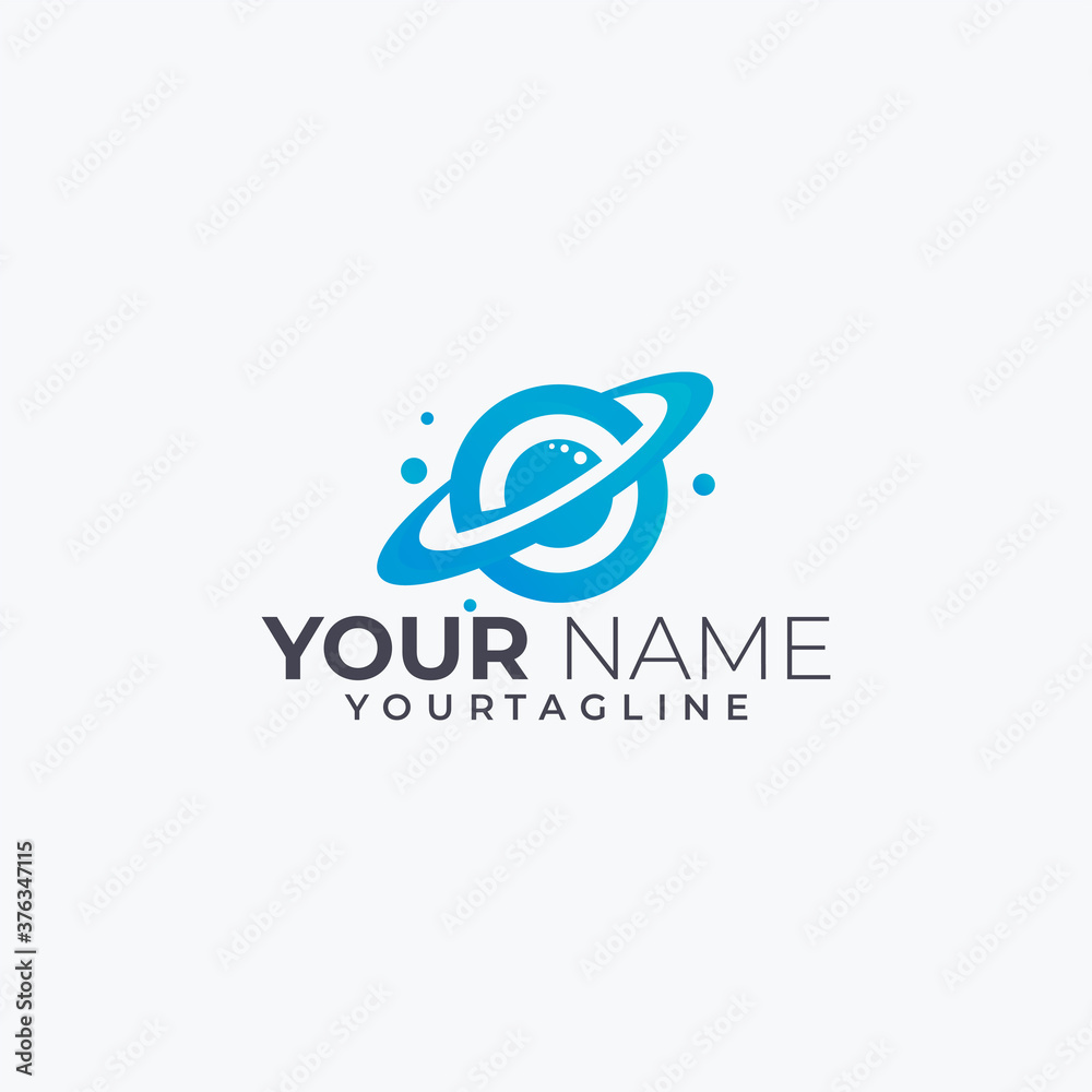 planet logo icon vector isolated planet logo icon vector isolated