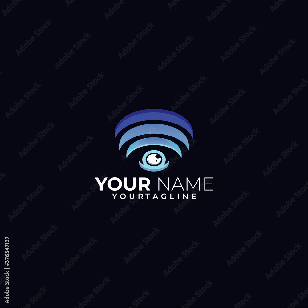secure cam logo icon vector isolated