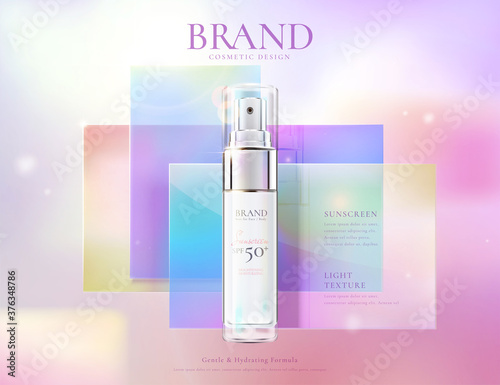 Beauty product ad template