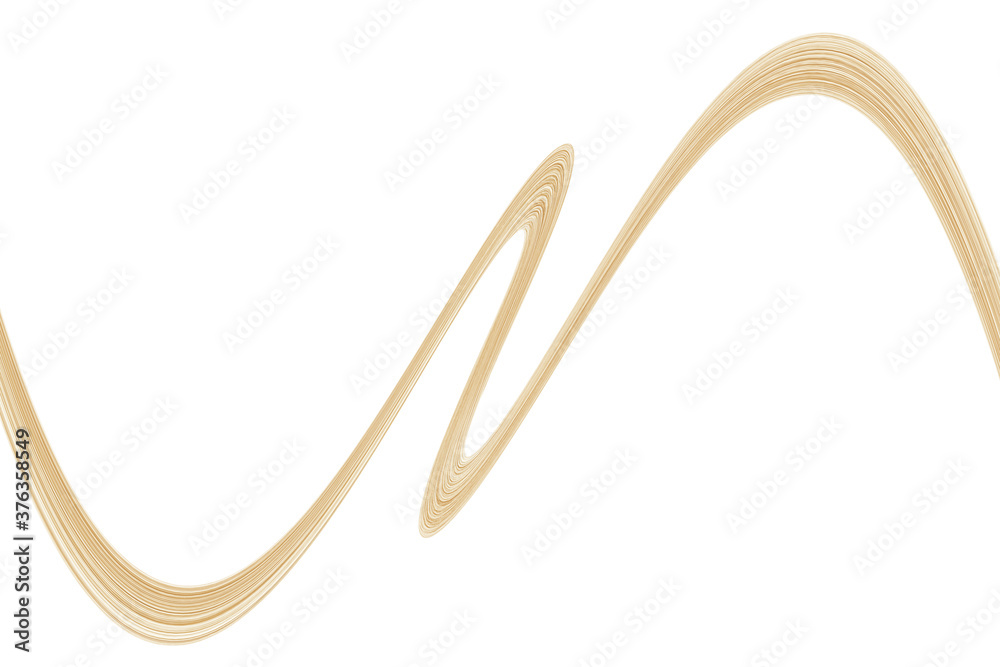 Swirled long blond hair strand on white, isolated Swirled long blond hair strand on white, isolated