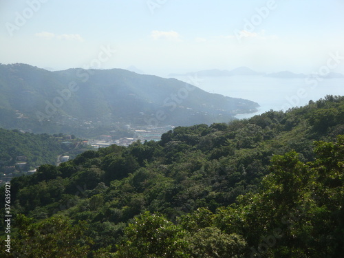 St Lucia mountains forest ocean © Mark