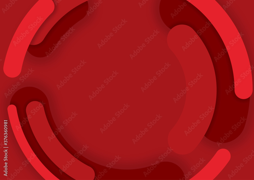 Red Abstract Circle Background - Modern Simple Geometric Illustration for Your Graphic Design, Vector Red Abstract Circle Background - Modern Simple Geometric Illustration for Your Graphic Design, Vector