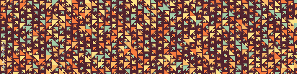 Obraz premium Abstract Color Halftone Dots generative art background illustration