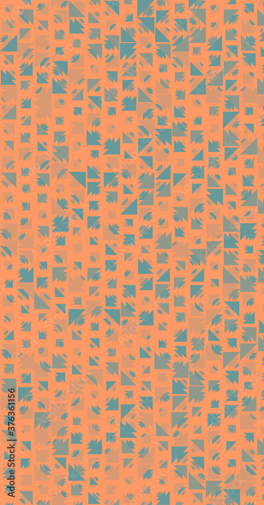 Abstract Color Halftone Dots generative art background illustration