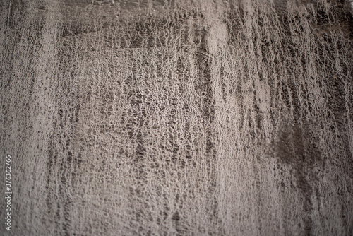 Soot generated by fire stuck on the wall