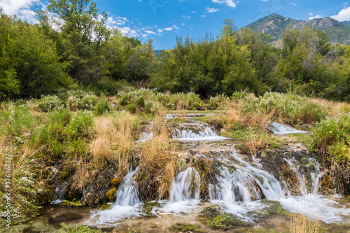Cascade Springs in The Mount Timpanogos Region  Wasatch Mountains  Utah USA