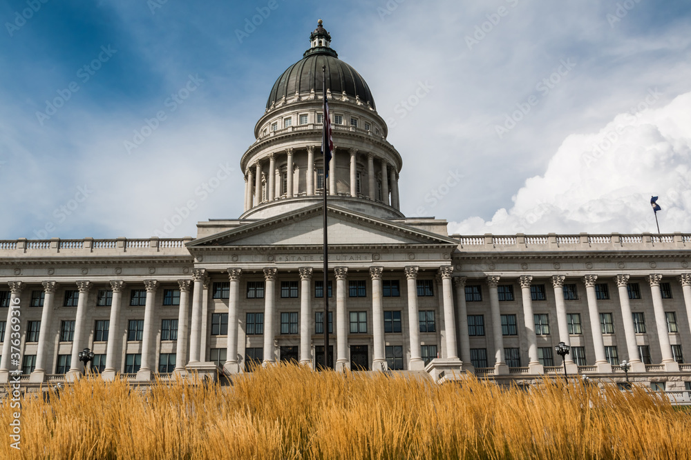 The Utah State Capitol Building, Salt Lake City, Utah, USA