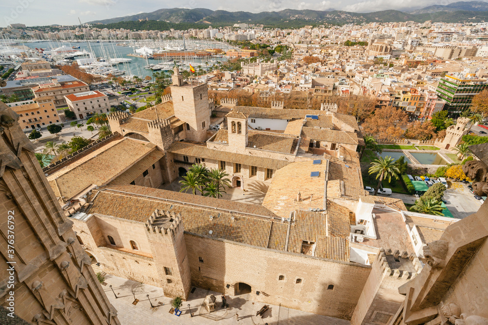 Palacio Real de la Almudaina , siglos XIII-XXI. Palma.Mallorca. Islas Baleares. España.