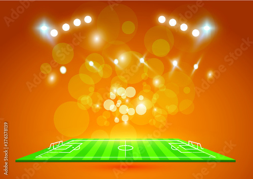 stadium in lights