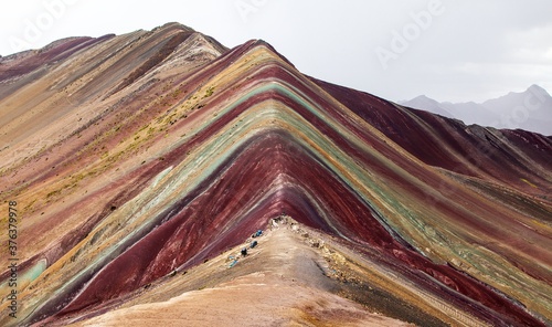 Rainbow mountains Andes near Cusco in Peru © Daniel Prudek