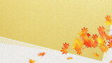 Asian style golden background expressing autumn