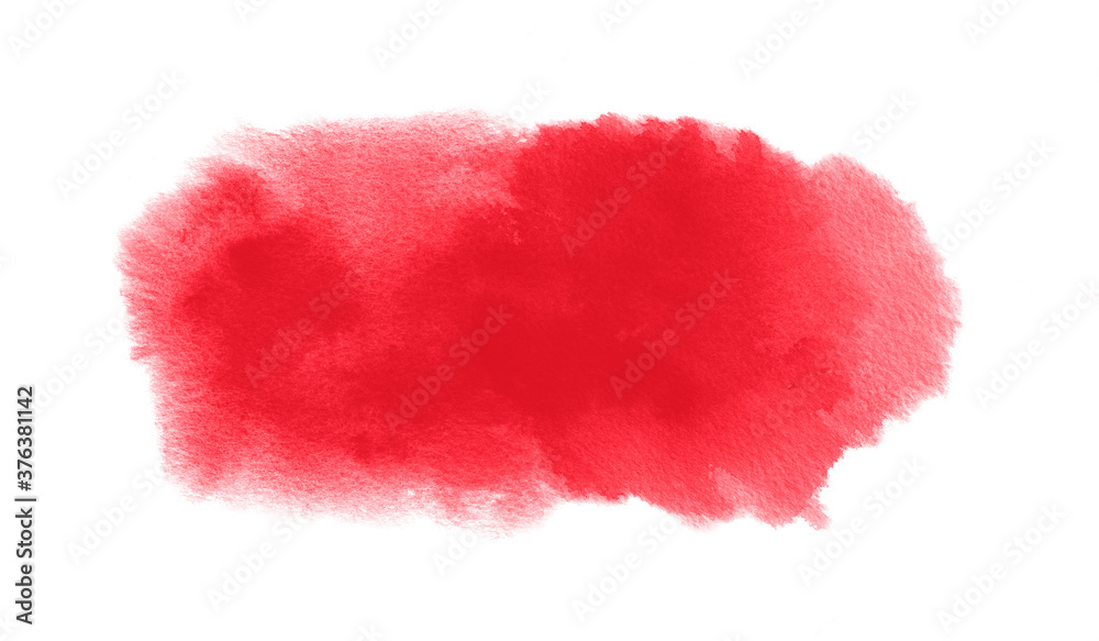 Red watercolor stain with watercolour paint blot, brush stroke for Valentine background Red watercolor stain with watercolour paint blot, brush stroke for Valentine background