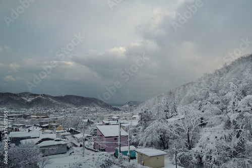北海道の雪景色