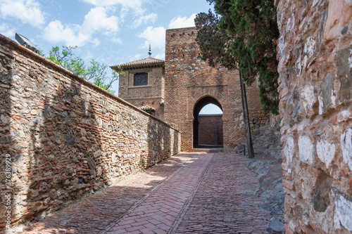 the roman theater of malaga and its surroundings