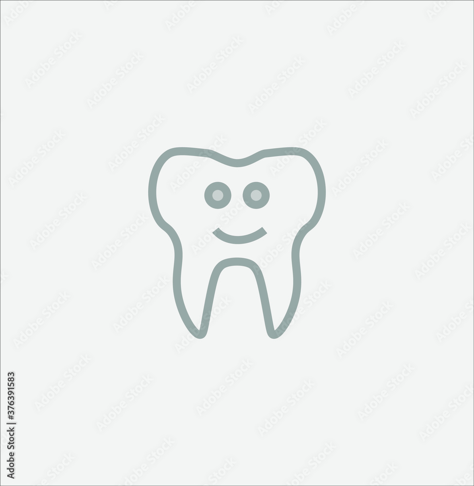 simple icon of tooth, for dentists simple icon of tooth, for dentists