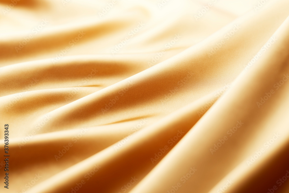 Obraz premium ドレープ サテン 金 03