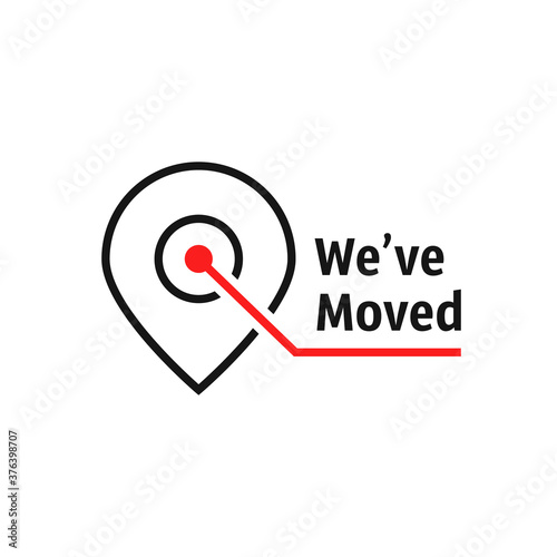we ve moved like location pin