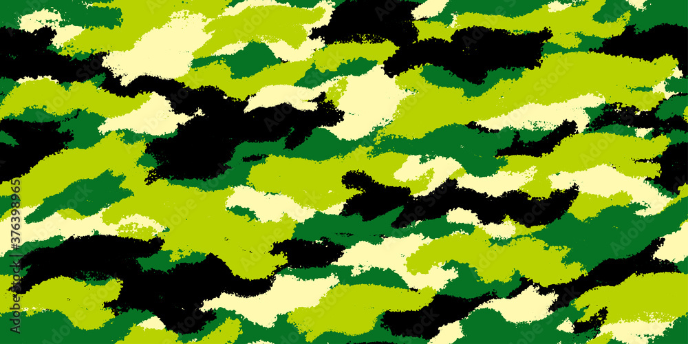Obraz premium Camouflage background. Seamless pattern.Vector. 迷彩パターン 