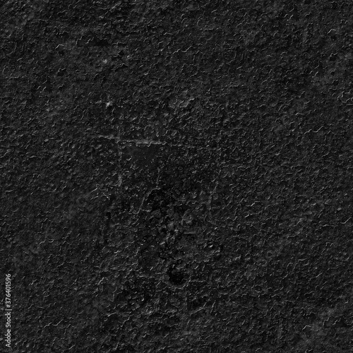 Seamless Black Walls Textures. Tileable loft background.