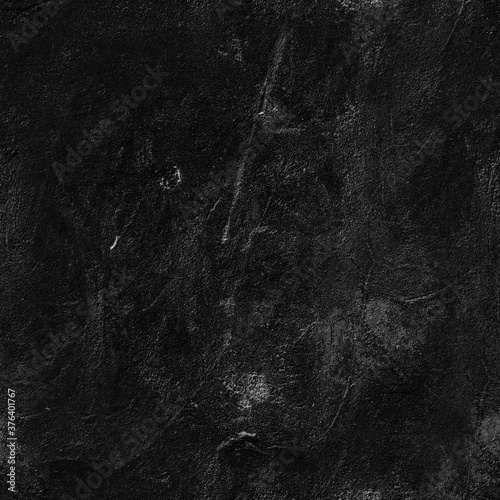Seamless Black Walls Textures. Tileable loft background.