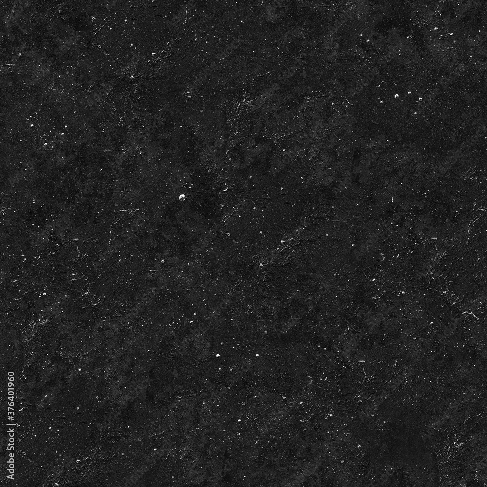 Seamless Black Walls Textures. Tileable loft background.