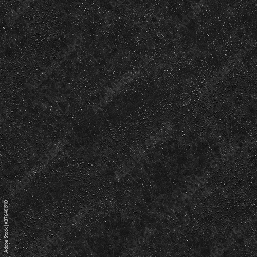 Seamless Black Walls Textures. Tileable loft background.