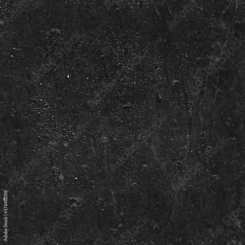 Seamless Black Walls Textures. Tileable loft background.