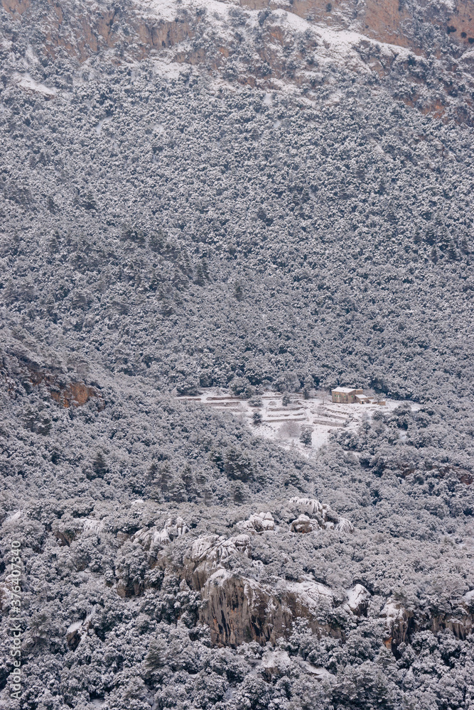 Son Nebot y sierra Des Teixos, Escorca, sierra de tramontana, mallorca, islas baleares, españa, europa Son Nebot y sierra Des Teixos, Escorca, sierra de tramontana, mallorca, islas baleares, españa, europa