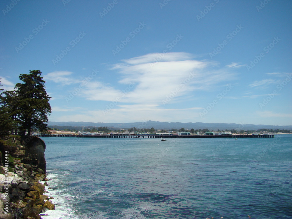 Santa Cruz California Ocean town Pier Santa Cruz California Ocean town Pier