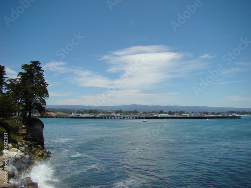 Santa Cruz California Ocean town Pier