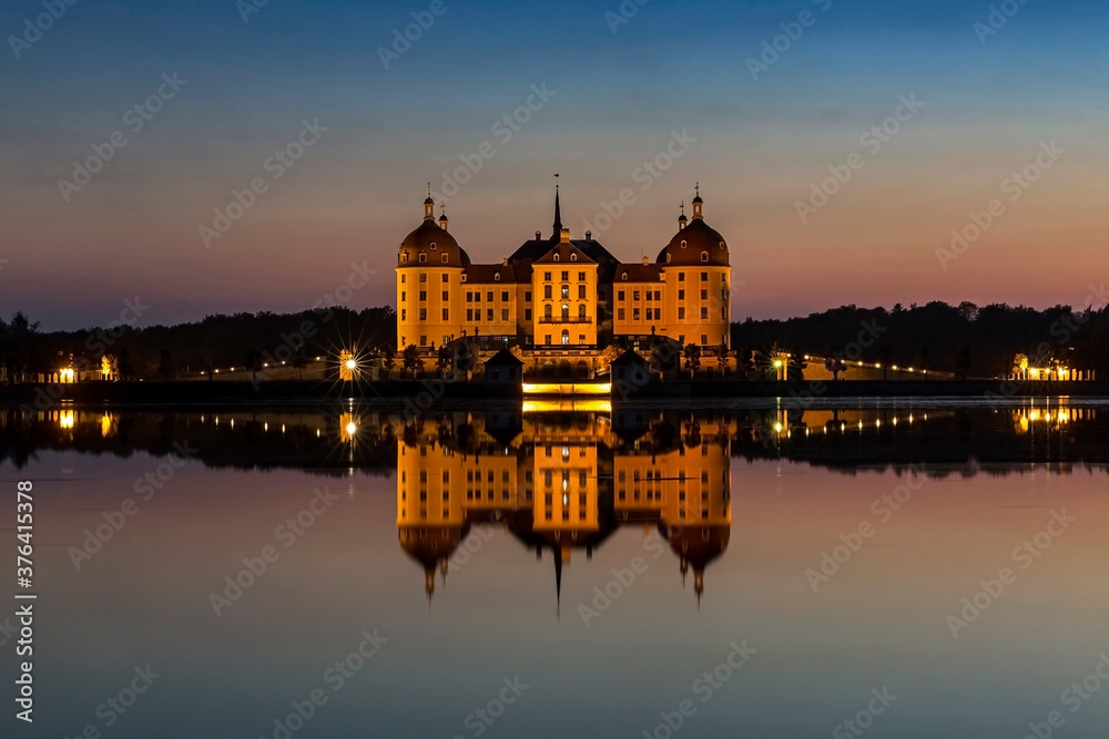 Fototapeta premium Schloss Moritzburg, Dresden, Deutschland