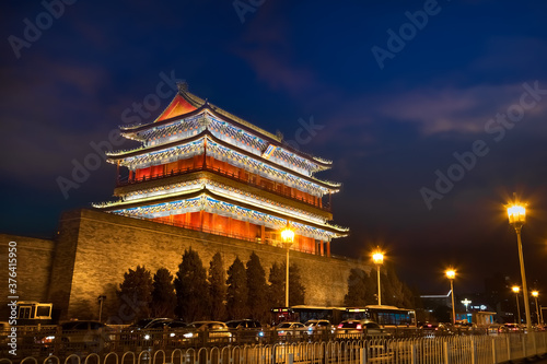 Qianmen or Zhengyangmen Gate in Beijing, China