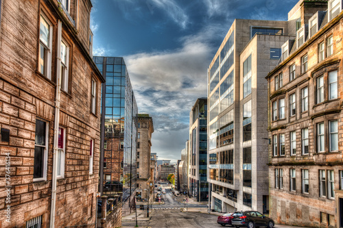 Blythswood street. the city of Glasgow in Scotland, United Kingdom © Joan Vadell