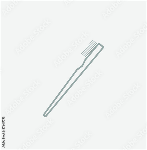 toothbrush icon. illustration for web and mobile design.