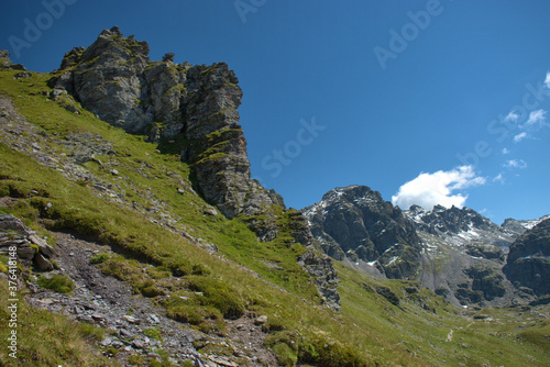 Bergpanorama während der 5 Seen Wanderung auf dem Pizol in der Schweiz 7.8.2020 © Robert