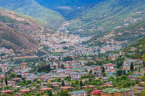 Capital city of beautiful country Bhutan © Arun