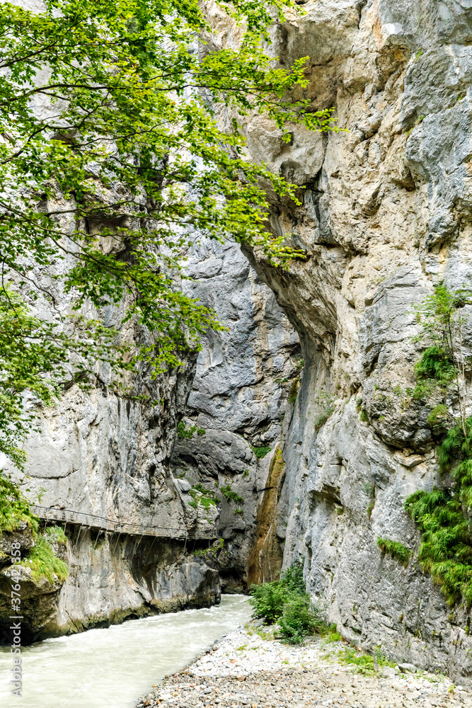 Aareschlucht bei Meiringen, Berneroberland, Schweiz Aareschlucht bei Meiringen, Berneroberland, Schweiz
