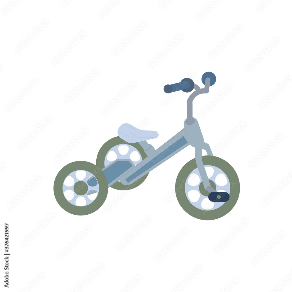 Children's tricycle. Template for the design of the album, poster. Children's tricycle. Template for the design of the album, poster.