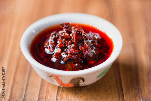 chinese sichuan red chili oil