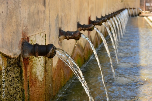 Fuente de los 25 caños de Loja, Granada, España