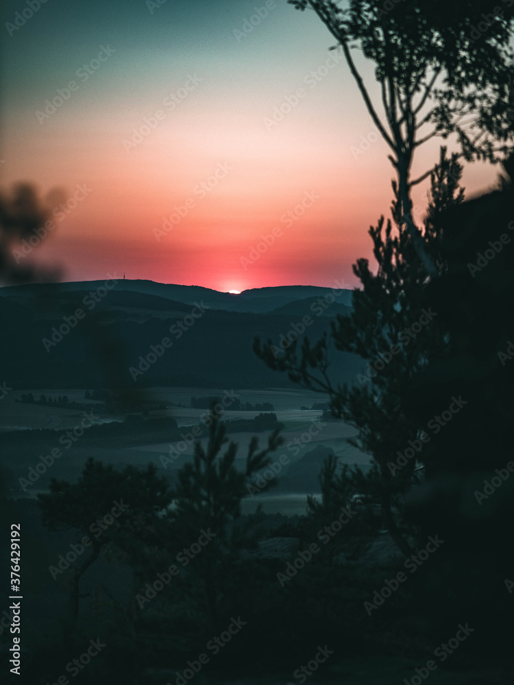 Sonnenaufgang - Sächsische Schweiz Sonnenaufgang - Sächsische Schweiz