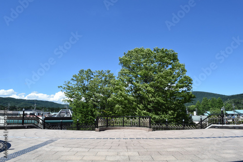 Pedway at Karuizawa, Nagano Prefecture, Japan photo